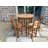 Imola 6 - Person Wood Patio Dining Set with Round Table