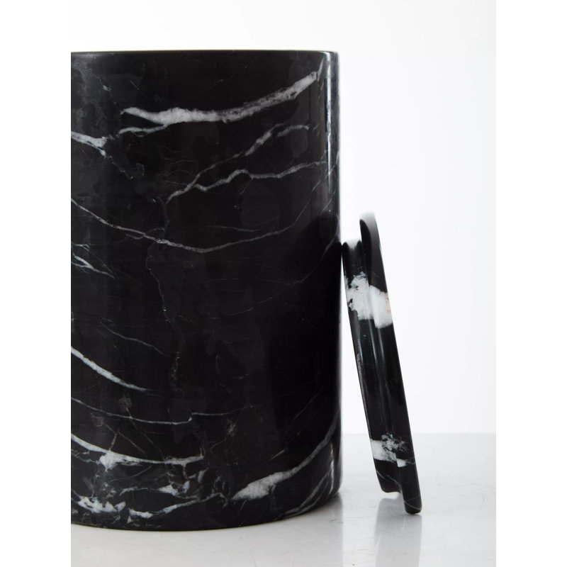 Brenlee Black Marble Ice Bucket