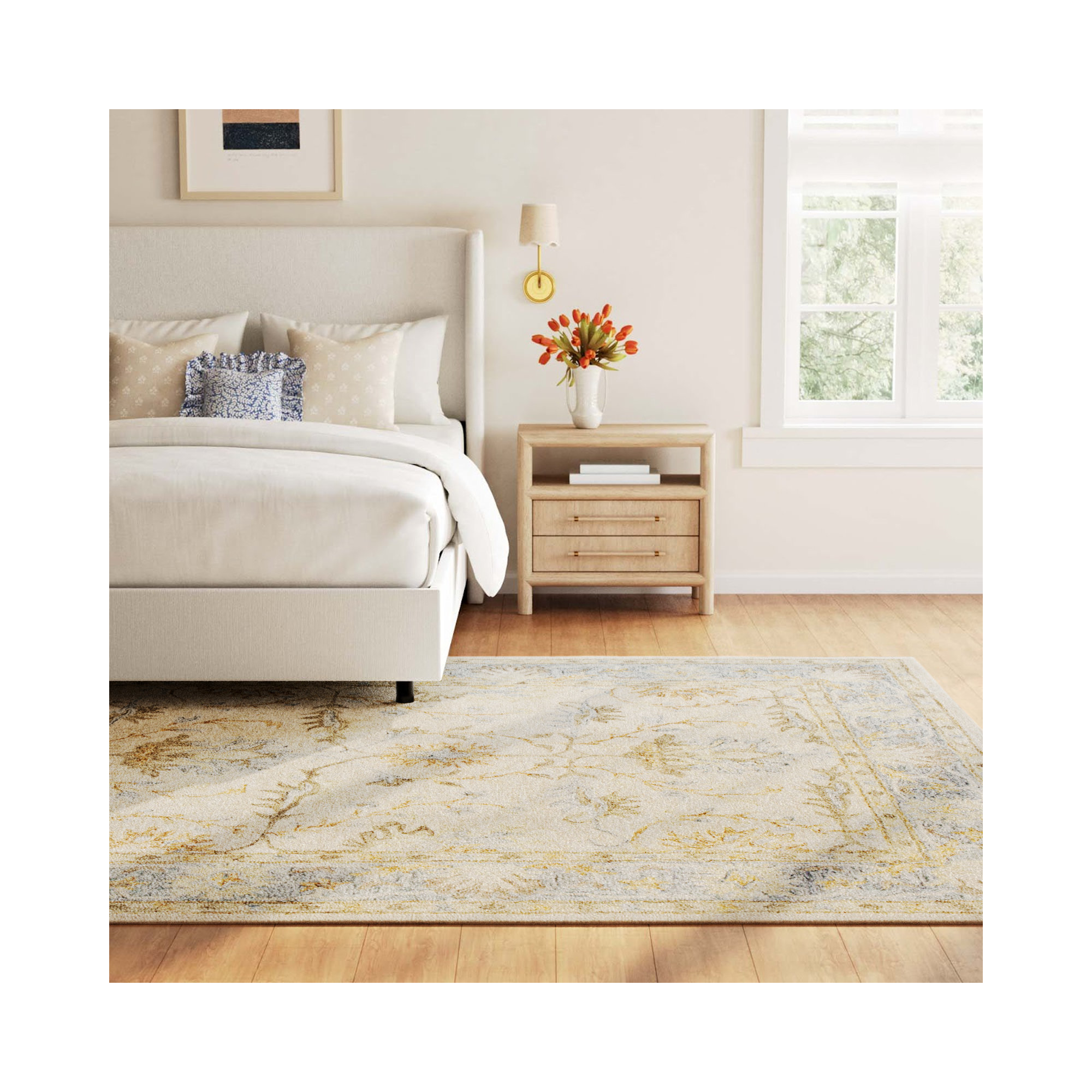 Sienna Hand Tufted Wool Rug, Rectangle 5' x 7'6"
