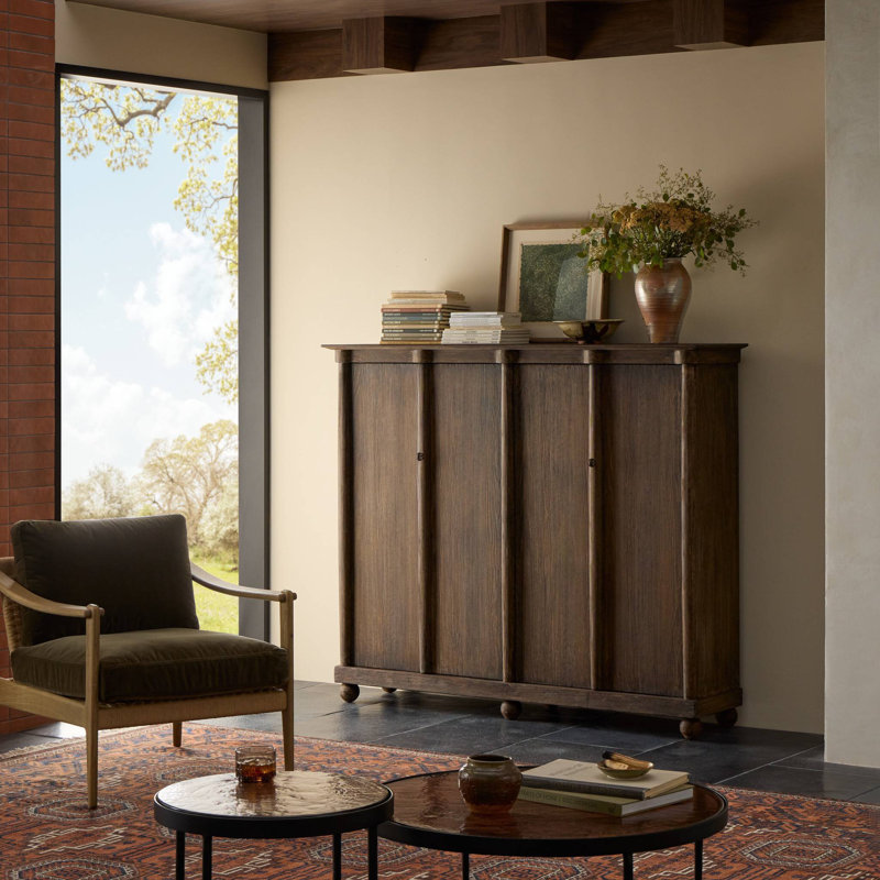 Alcott Cabinet-Distressed Cocoa Pine