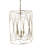 Art Deco Swirled Wire Ceiling Light