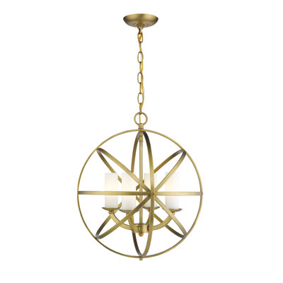Grammont 4 - Light Dimmable Globe Chandelier