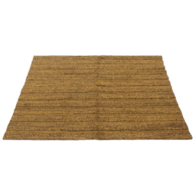 Natural Gold Tapestry Kilim 6'8" x 6'3"