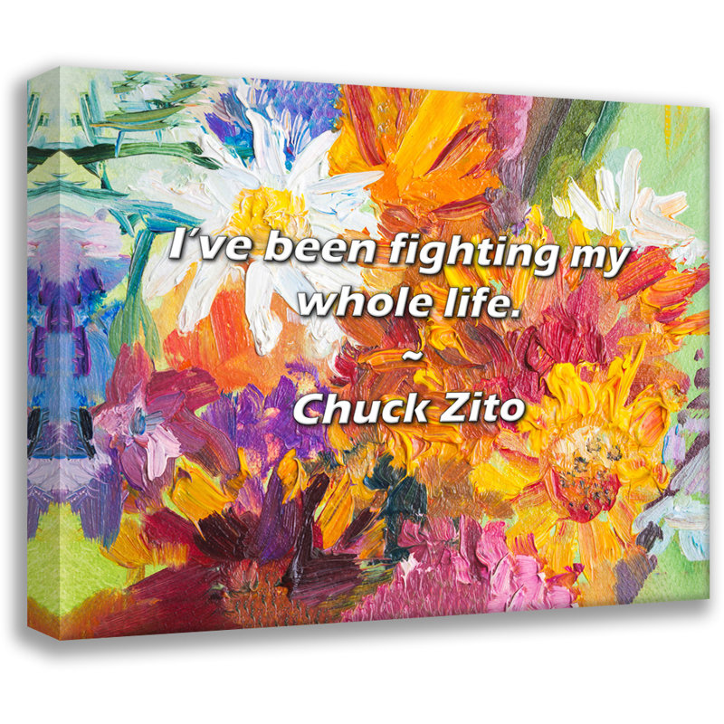 Citation de Chuck Zito: Je me suis battu toute ma vie.