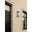 Applique murale lanterne noire 2 lumières avec abat-jour en verre transparent-1386142061-1386142060