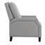 Fauteuil inclinable à dossier poussoir en tissu de chenille de style transitionnel avec repose-pieds et siège auto-inclinable 1 pièce-1875676526