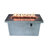 Concrete Outdoor Fire Pit With Propane/natural Gas, 24'' H, 50000 , Gray Modern Finish H Table, Rustproof, Look