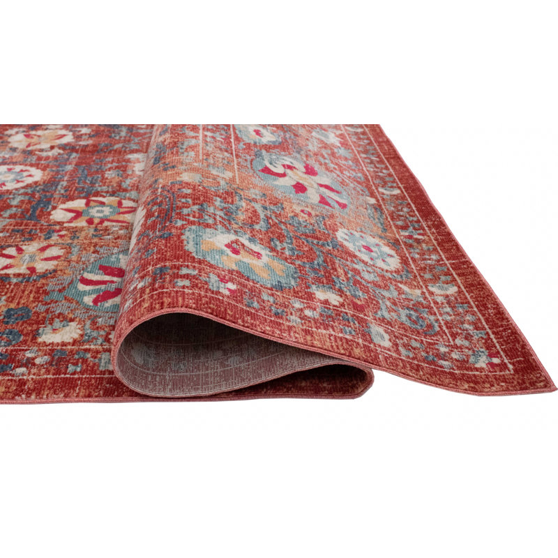 Cuthbertson Floral Indoor Rug, Rectangle 5'3" x 7'10"