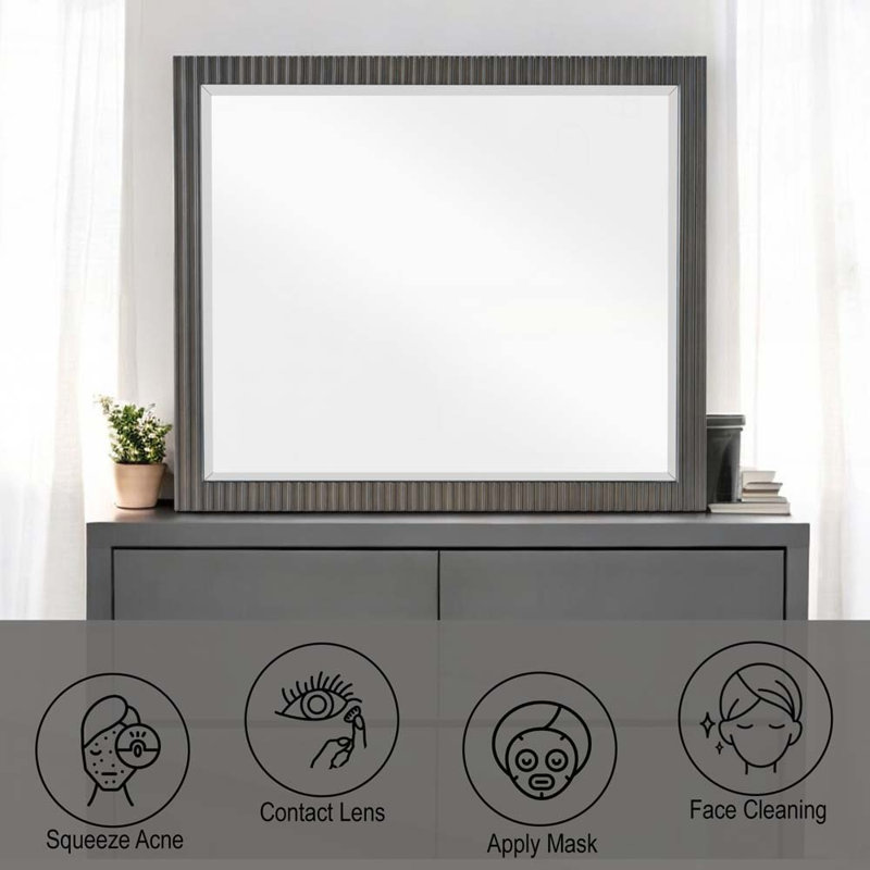 Clayten Espresso Finish Mirror