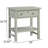 Finley 1-Drawer Storage Nightstand - Antique Gray (Only Nightstand)-391429968
