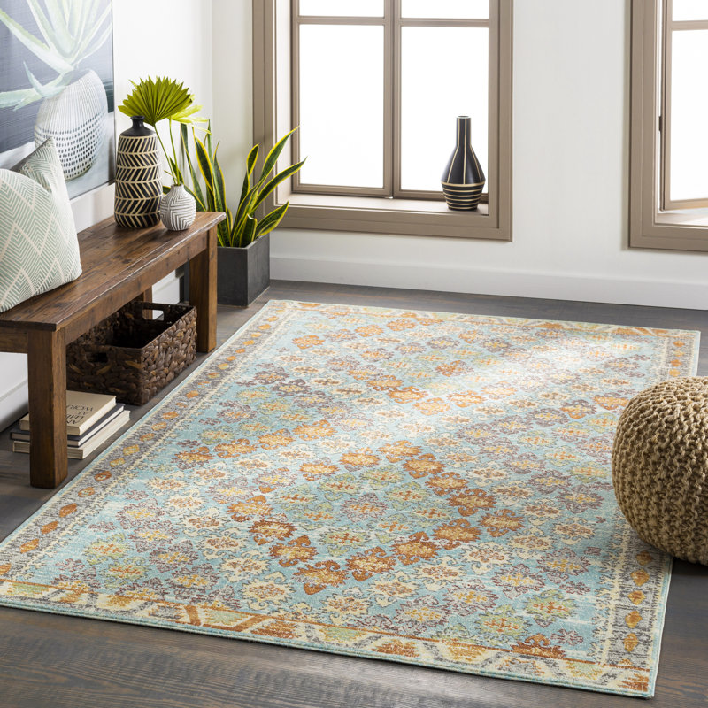 Punxsutawney Oriental Indoor / Outdoor Rug, Rectangle 5'3" x 7'3"