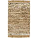 Cierra Abstract Hand Braided Jute/Wool Area Rug in Brown/Khaki