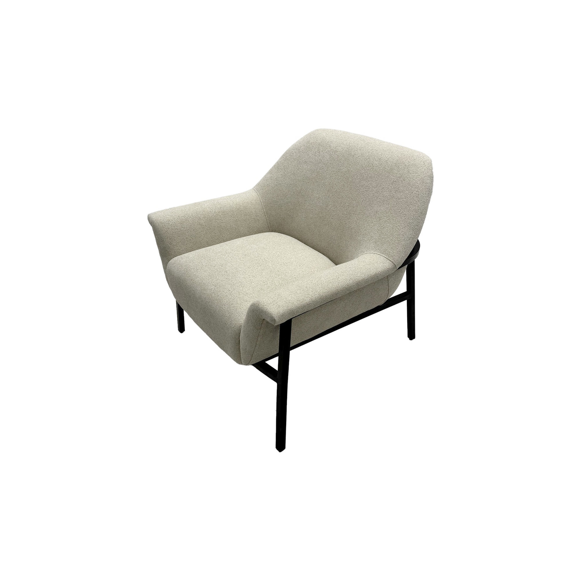 Starnisha Accent Chair, Beige Polyester