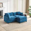 Canapé Cloud, repose-pieds modulaire, tissu chenille respirant-114354987