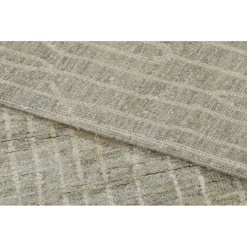 Modern One-of-a-Kind 6'0x9'0 Hand Knotted Area Rug