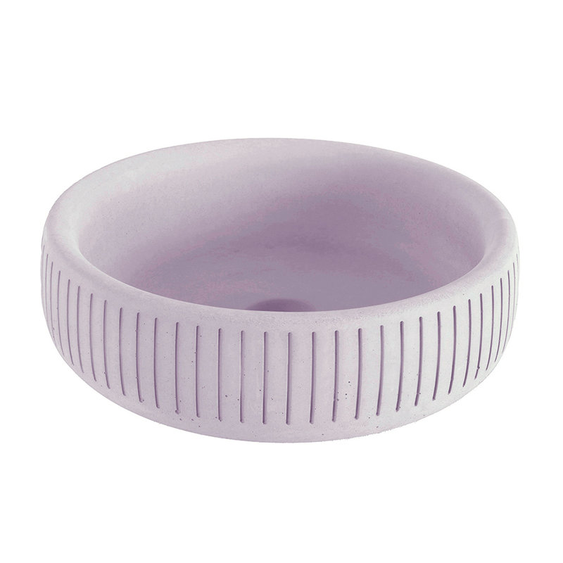 Newterra 17.88'' L Bathroom Sink, Lilac