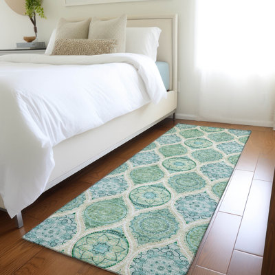Premium Machine Washable Prisco Sage Rug