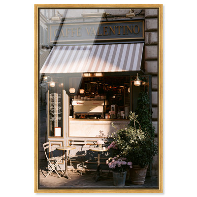 Décoration murale glamour Morning Crema encadrée, impression acrylique par
