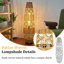 93.5cm Column Floor Lamp Set