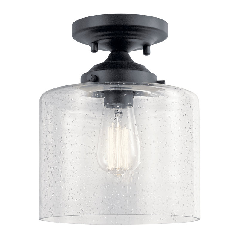 Plafonnier cylindrique semi-encastré à 1 lumière de 8,5 po Winslow