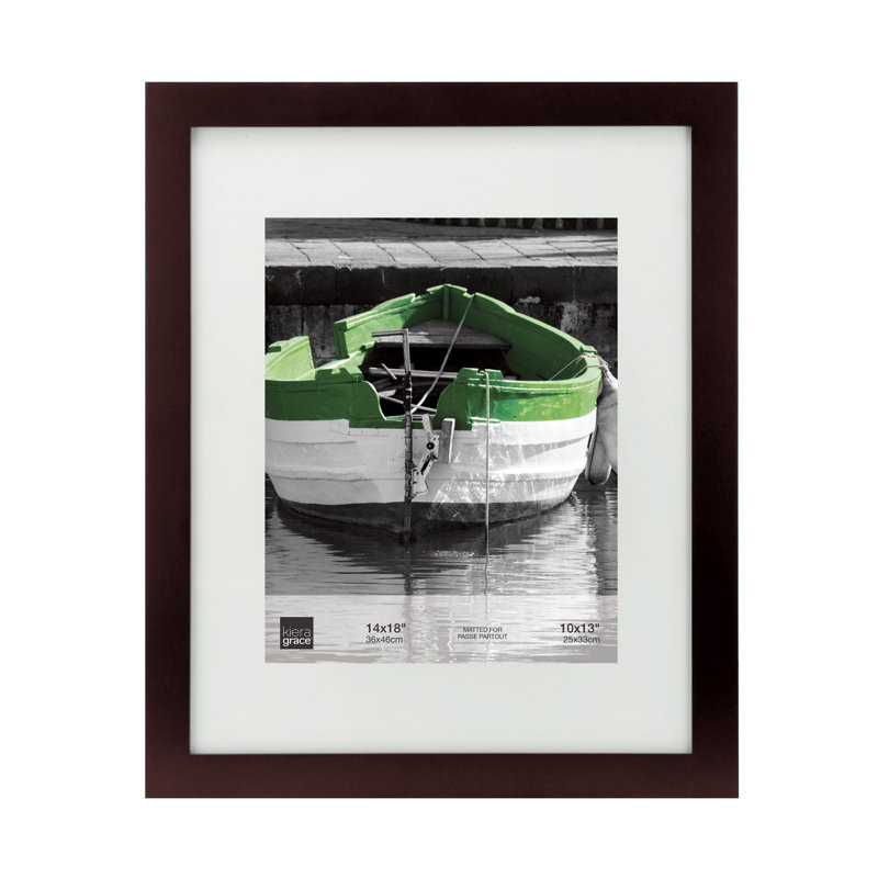 Cadre photo simple mat Barrville, Espresso, 16 po x 20 po