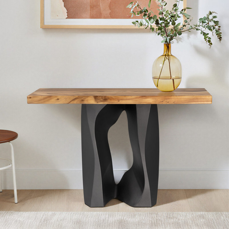 Side Rocky Rectangular Console Table