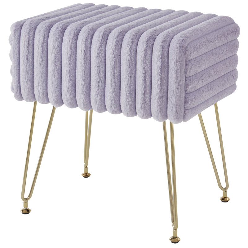 Tabouret de coiffeuse Modern, Mauve