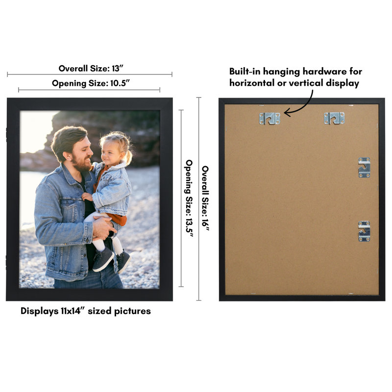 Dymoke Quick-Change Photo Storage Display Frame, 11" x 14"