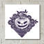 «Pumpkin» par Rachel Hallquist, art mural en verre acrylique, 24 po x 24 po-1663987295