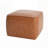 Upholstered Square PU Leather Ottoman