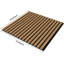 Paquet de 8 panneaux muraux, panneaux insonorisants 23,62 po x 23,62 po, insonorisants pour jeux et décorations de studio, noyer