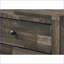 Table de chevet rustique 2 tiroirs-956081586