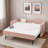 Diamond Grid Velvet Daybed With Usb Charging, Side Pocket And Trundle-1020647449