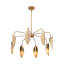 Lustre géométrique unique à 8 lumières Ivis