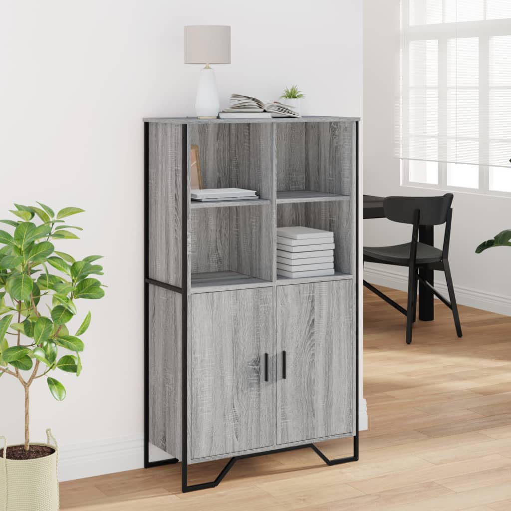 Highboard aus Eiche-Effekt 79,5 cm x 35,5 cm x 137,5 cm