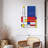 Geometric Mondrian II Multi Piece Canvas Print-92833402