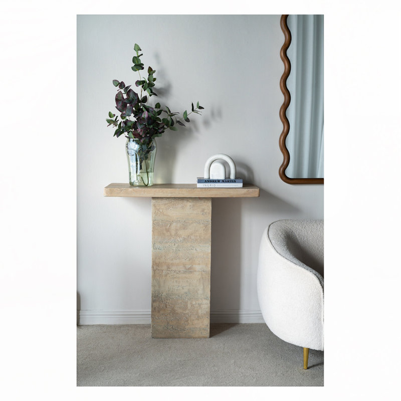Coffee Table with Pedestal Base