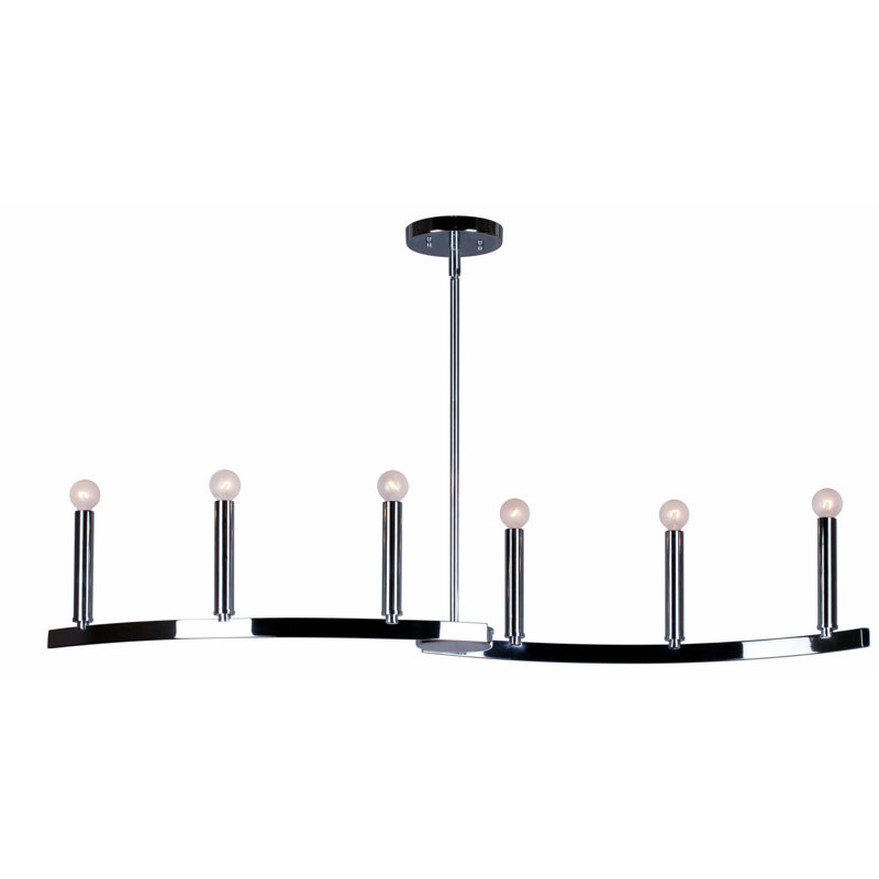 Mcrae 6 - Light Kitchen Island Pendant, Chrome