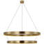 Connery 9 - Light Solid Brass LED Chandelier by Chapman & Myers