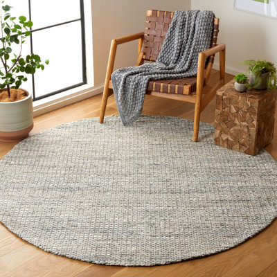 Tapis gris clair tissé à la main Zaragoza