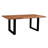 Arminta Sheesham Rectangular Solid Wood Top with Solid Wood Base Dining Table