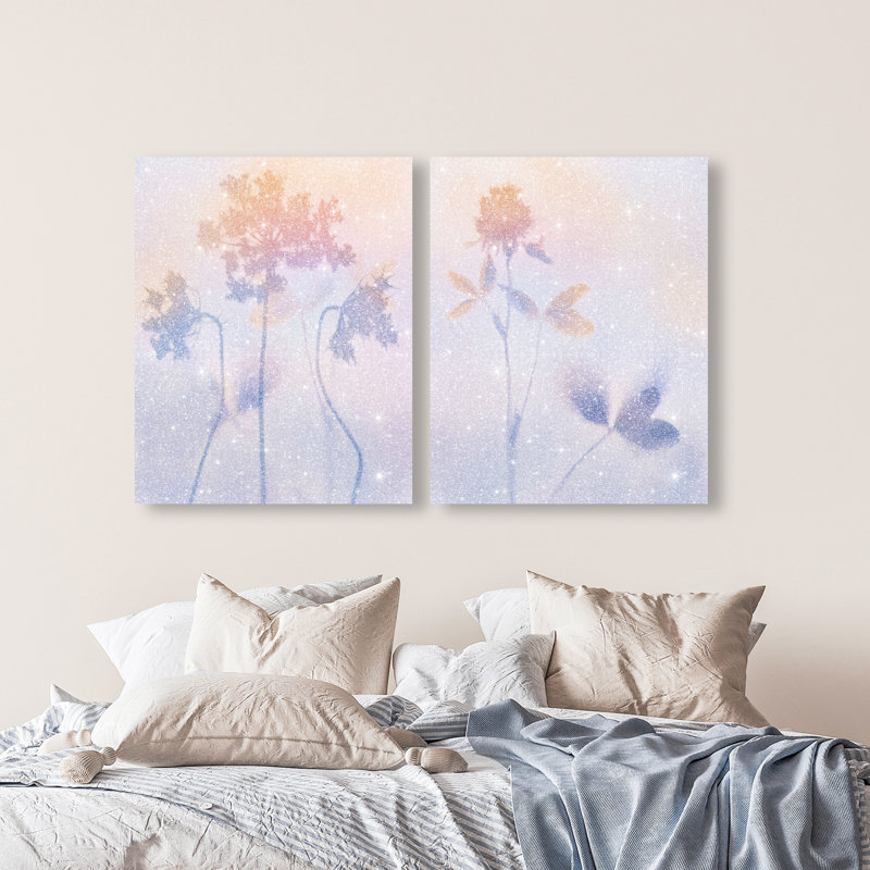 Lavender Shadows Set Set by Oliver Gal, 30"H x 36"W, Gallery Wrapped