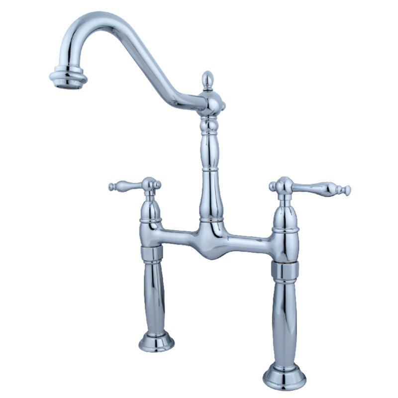 Boston Vessel Sink Bathroom Faucet, Polished Chrome