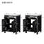 Meuble-lavabo moderne de 48 pouces avec lavabo en céramique, portes à fermeture en douceur, tiroir rabattable, tablettes de porte à double couche, solution de rangement élégante-126233358