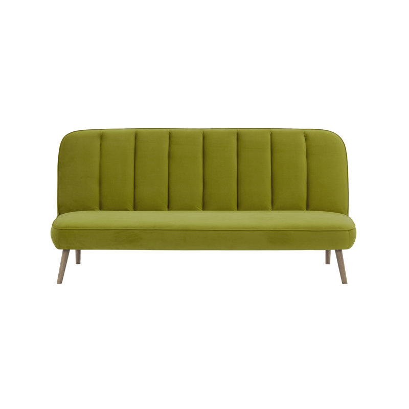 Keiper 2 Seater Sofa Bed, Wax Black, Olive