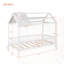 Lit simple en bois avec clôture-731880508