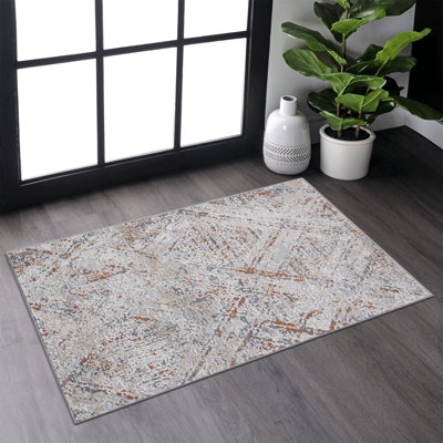 Tapis de salle à manger de collection sans perte de poils de la collection