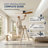  52-inch Modern Ceiling Fan with Light, Remote Control Smart Fan, 3 ABS Blades, DC Motor, 6 Speeds, Flush Mount for Bedroom, Living Room-342995180