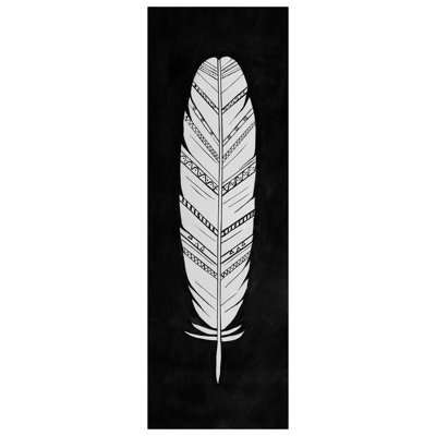 Toile recouverte de plumes blanches, reproduction d’art sur toile