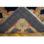 Antique Peking Chinese Allover Floral Navy 1920s Rug